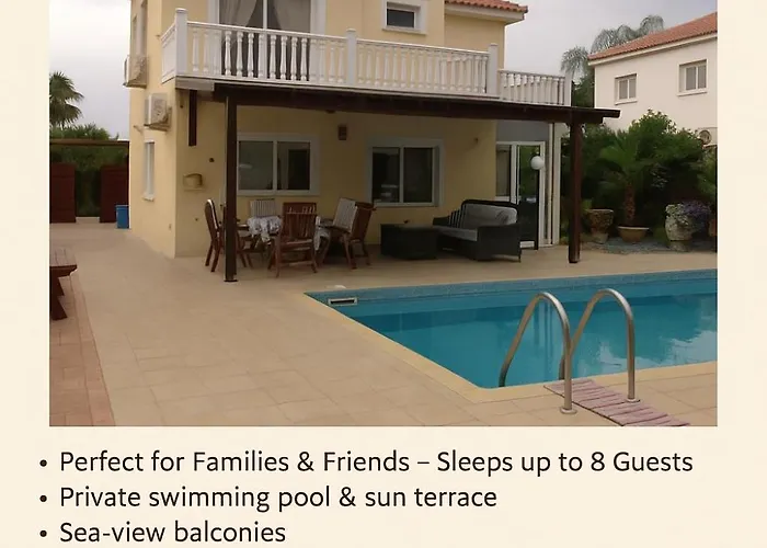 Carolyn Villa Is A Luxury 4-Bedroom Villa With Private Pool In Ayia Napa